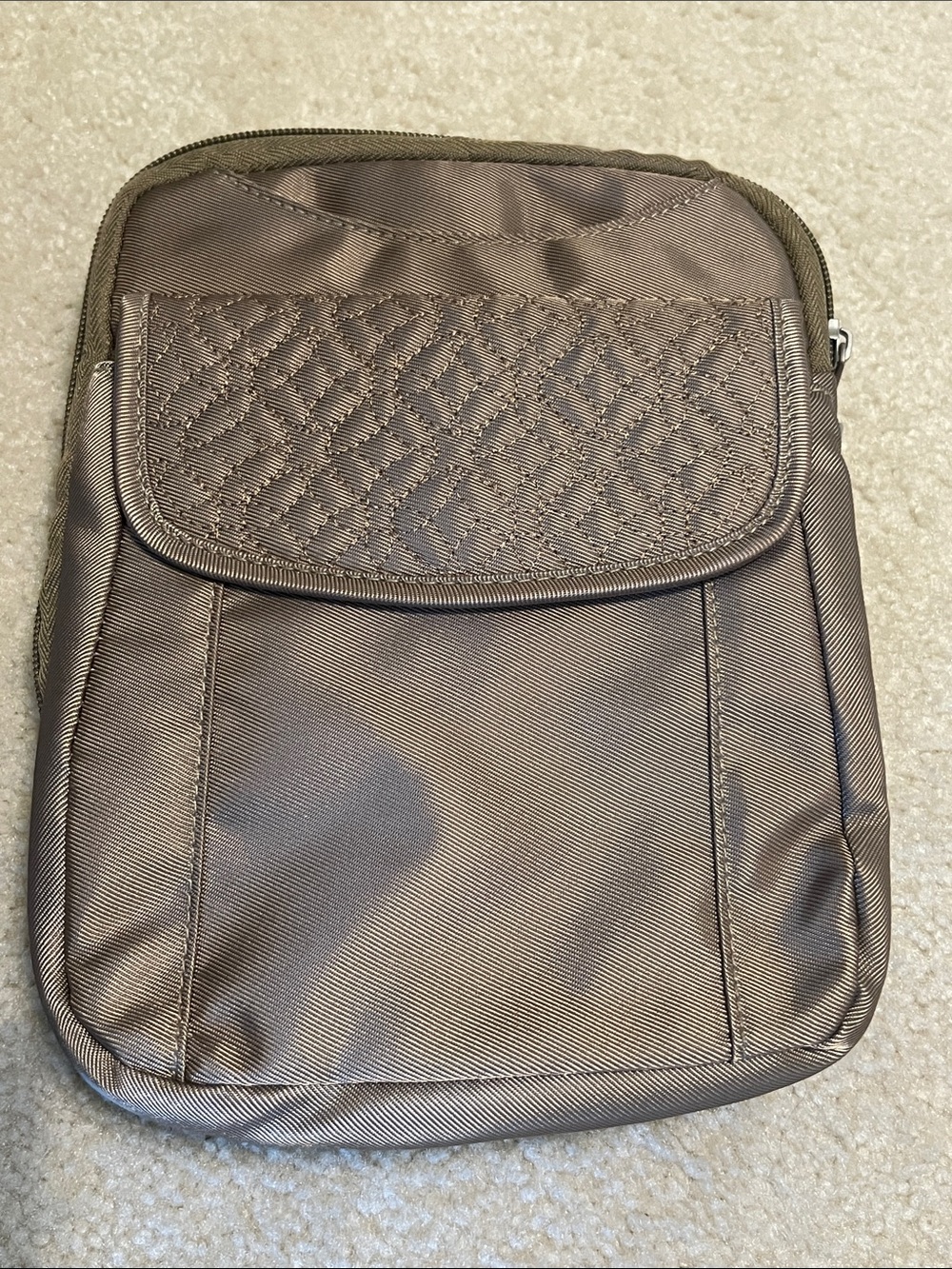 Travelon Anti Theft Crossbody Purse Bag EUC